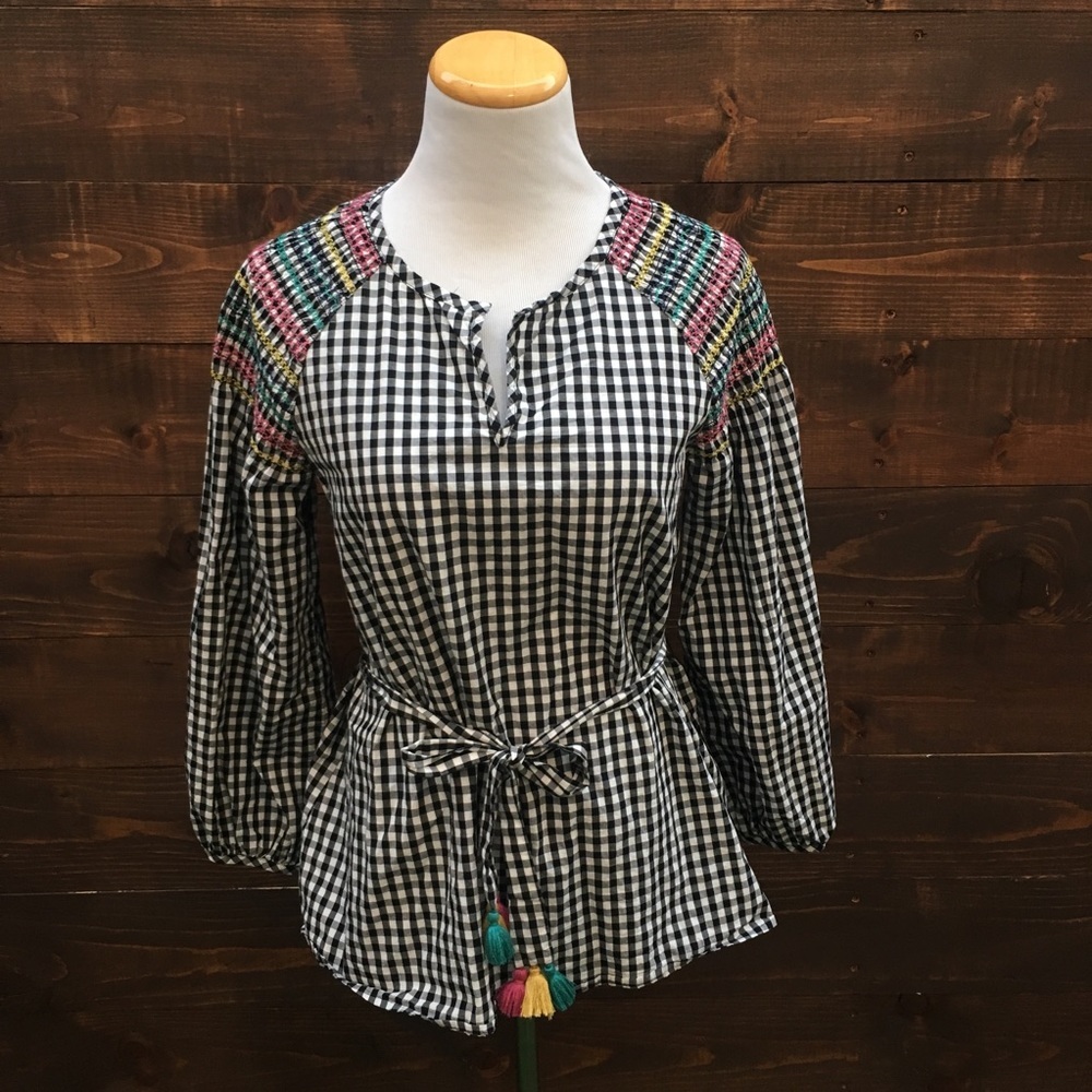Madewell Gingham Top